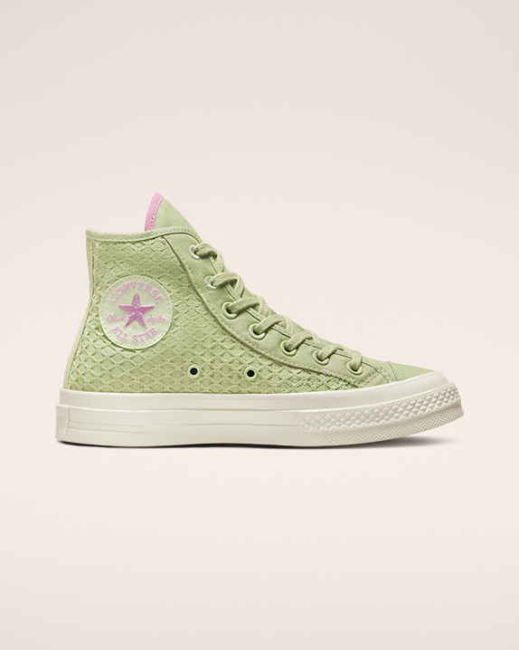 Converse Chuck 70 Summer Jaquard High Top Light Green | A74226L