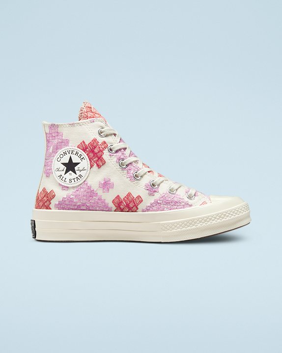 Converse Festival Broderie Chuck 70 High Top Pink | A87157R