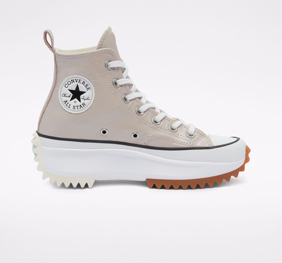 Converse Run Star Hike Platform Metallic Classics Grey | A30526Y